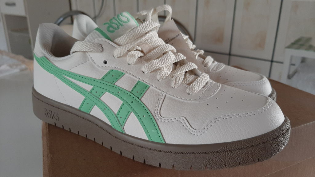 Tênis Asics Japan S Feminino - Branco+Verde Água | Netshoes