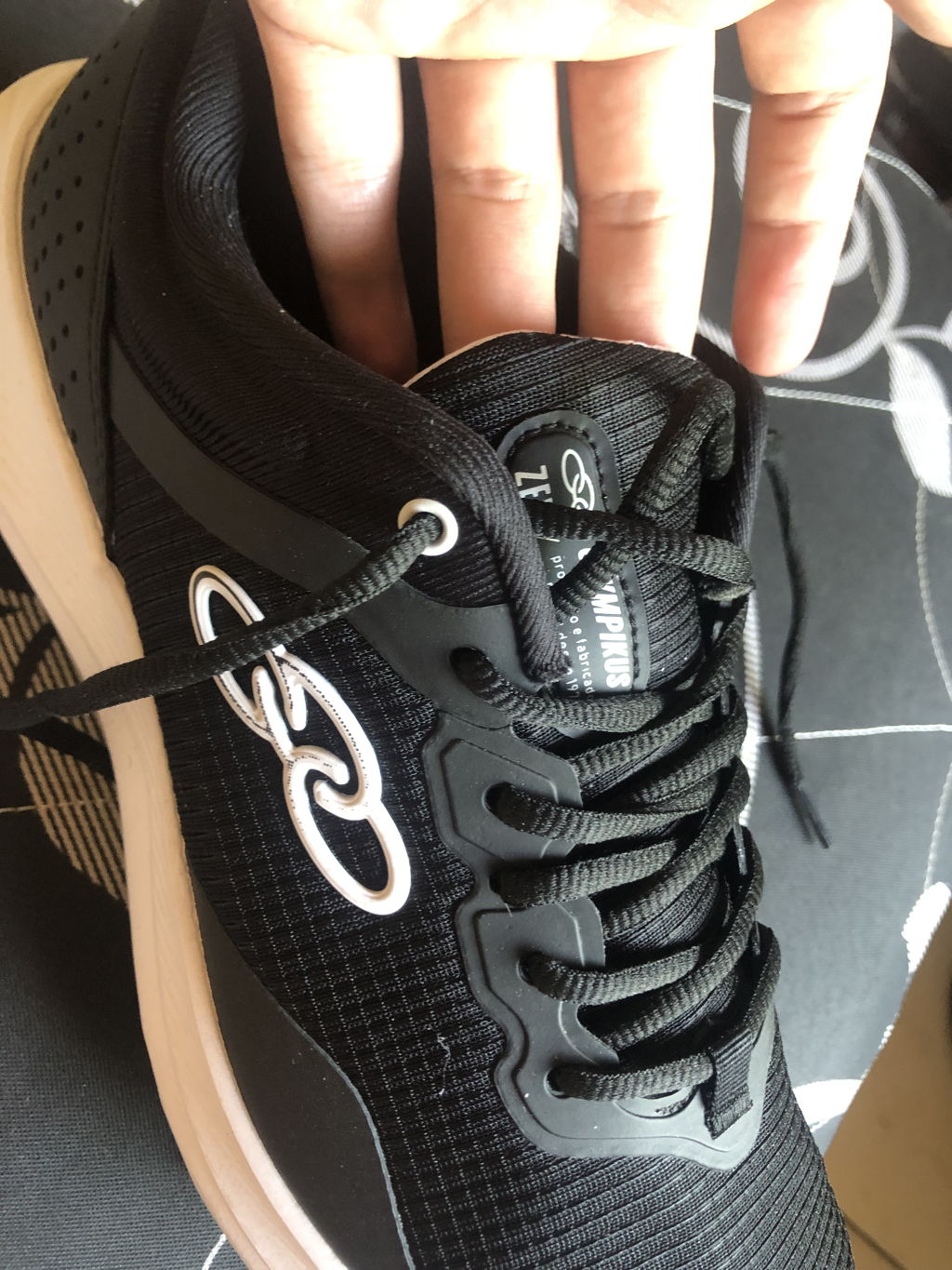 Tênis Olympikus Zex 168 Masculino - Preto+Branco | Netshoes