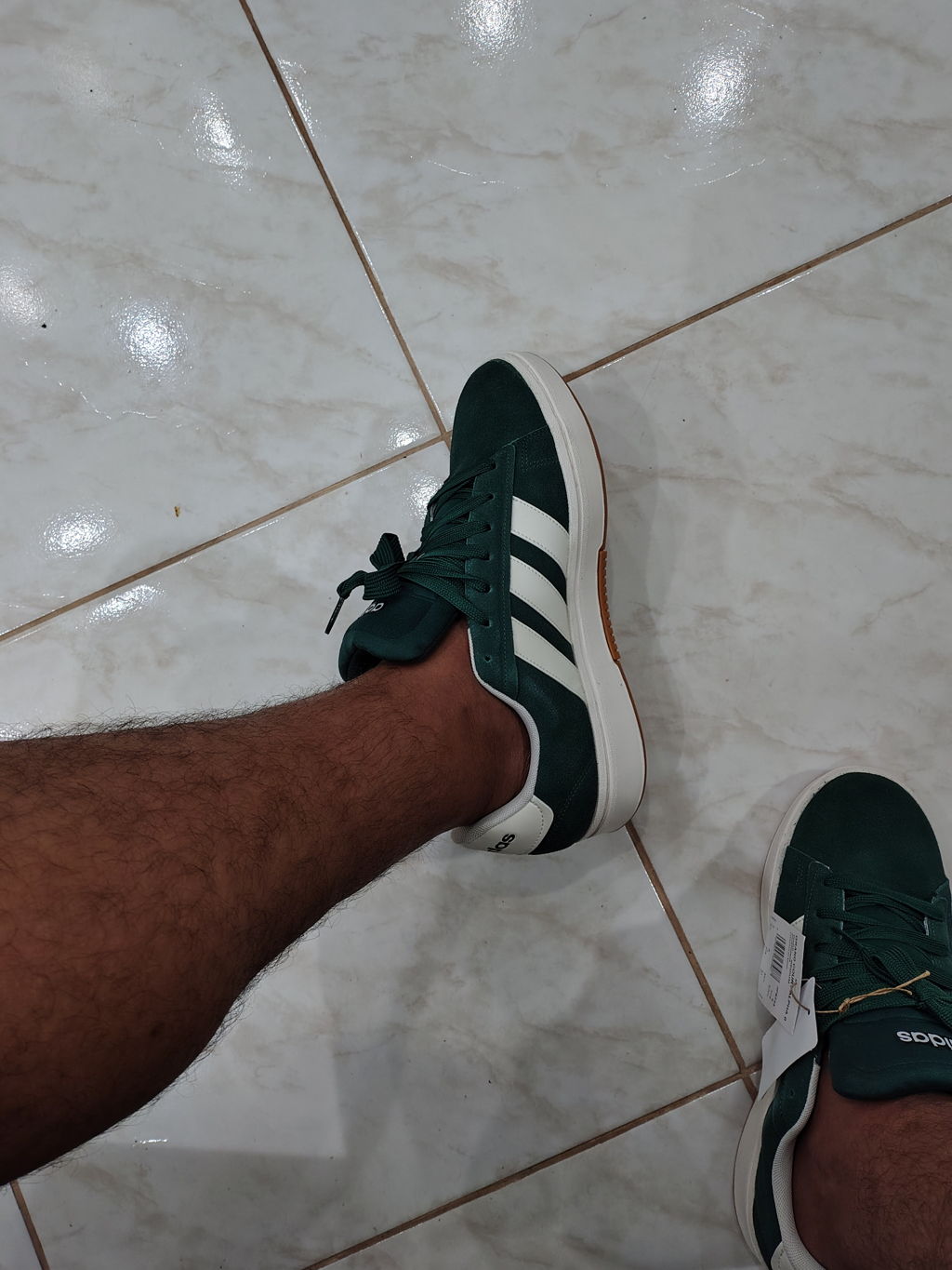 Tênis Couro Adidas Grand Court Alpha Masculino - Preto+Cinza